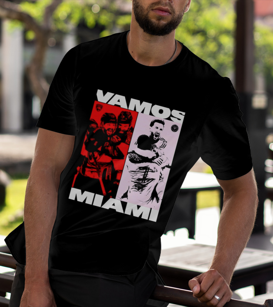 Vamos Miami Soccer Team Celebration Iconic Moments T-Shirt