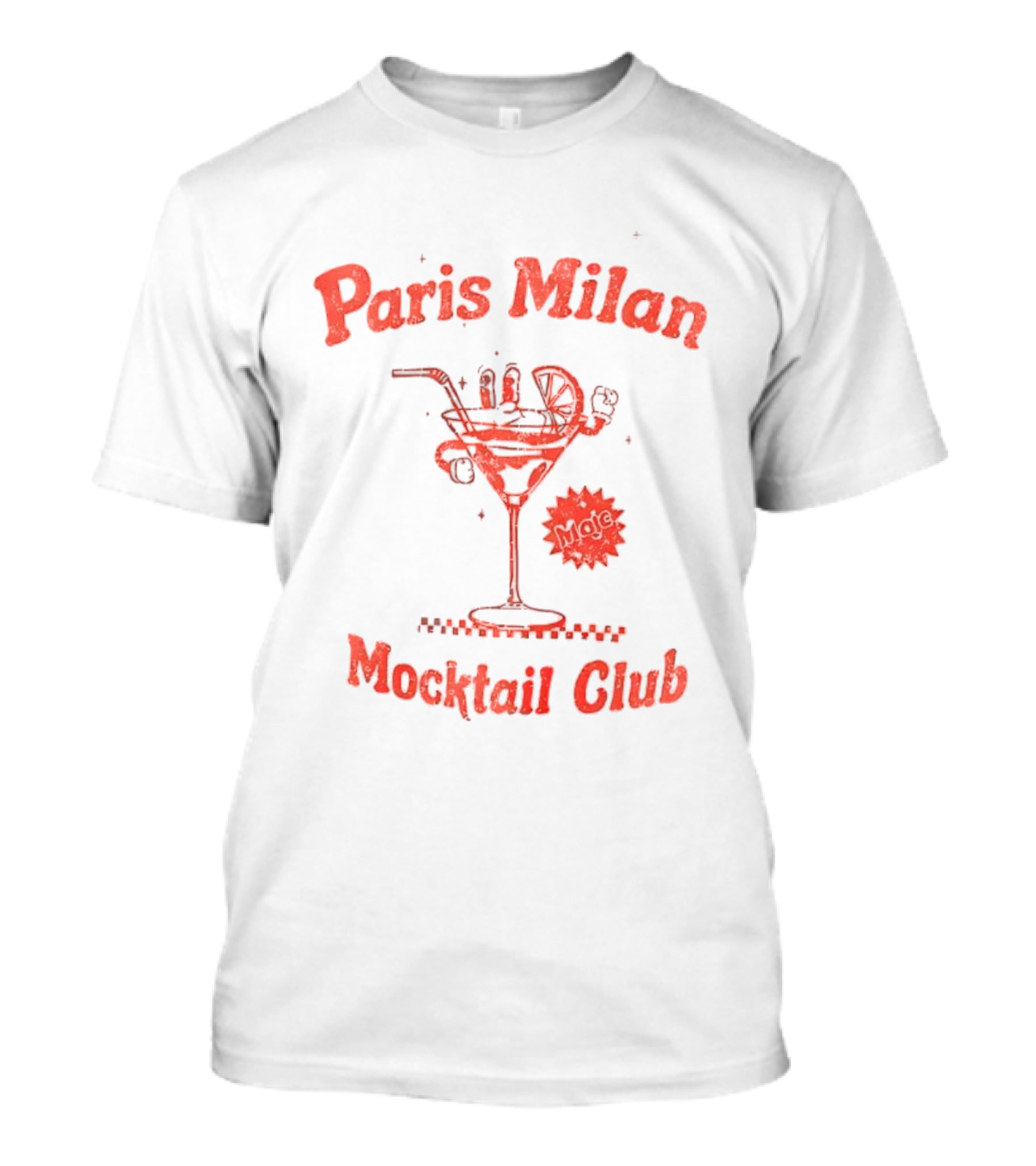 Paris Milan Mocktail Club Vintage Drink T-Shirt