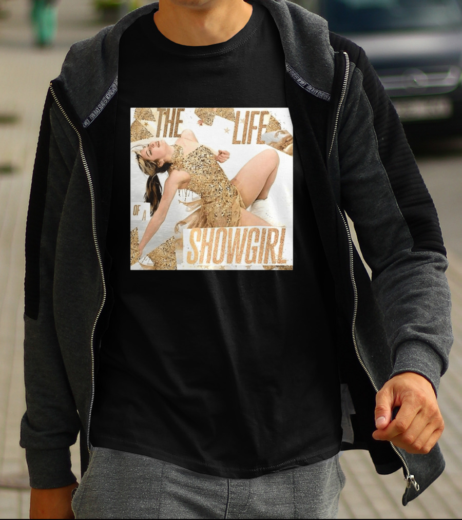 The Life Of A Showgirl Alysa Liu Glamorous Gold Costume Performance T-Shirt