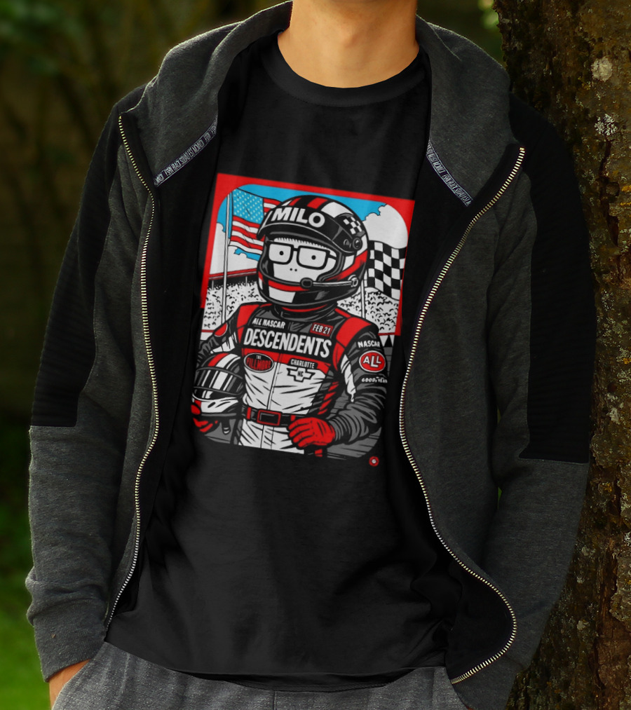 Milo Descendents Live At The Fillmore Charlotte NASCAR Feb 21 2026 Exclusive T-Shirt