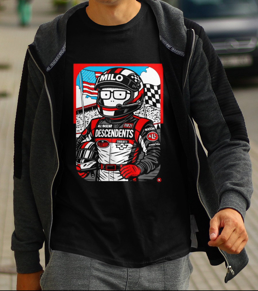 Milo Descendents Live At The Fillmore Charlotte NASCAR Feb 21 2026 Exclusive T-Shirt