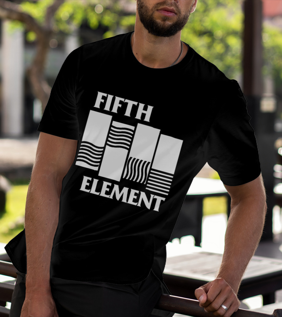 Fifth Element Wavy Flag T-Shirt
