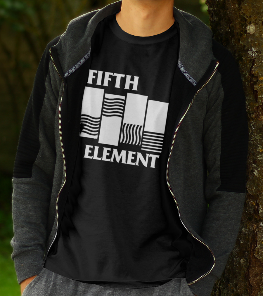 Fifth Element Wavy Flag T-Shirt