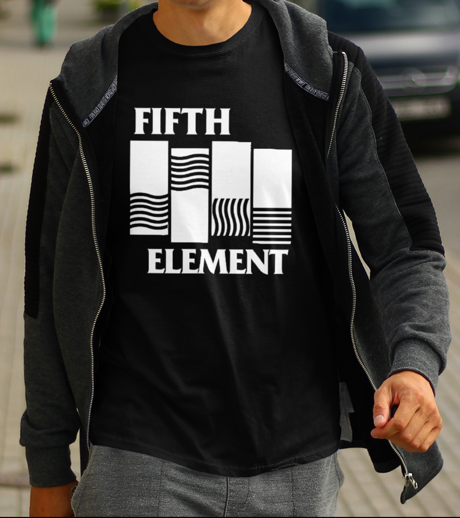 Fifth Element Wavy Flag T-Shirt