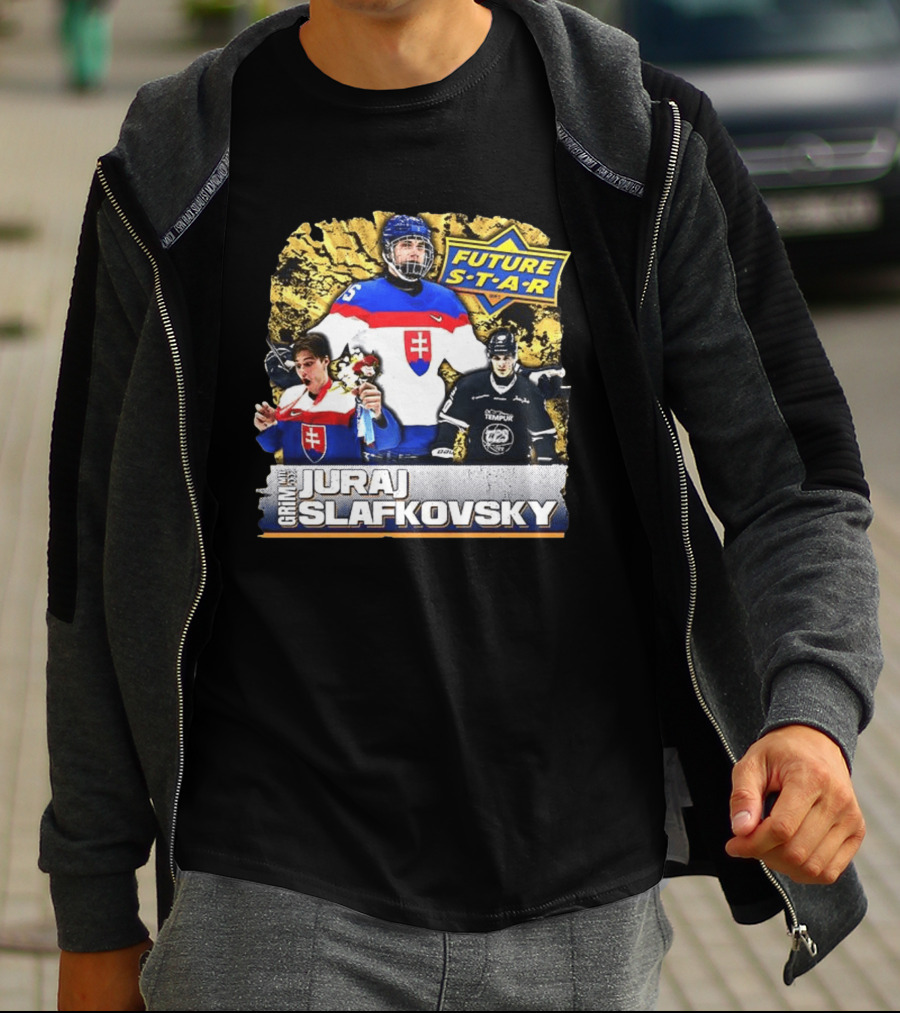 Juraj Slafkovský Future Star Hockey Slovakia Champion T-Shirt