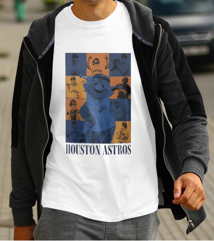Houston Astros Mascot And Players T-Shirt