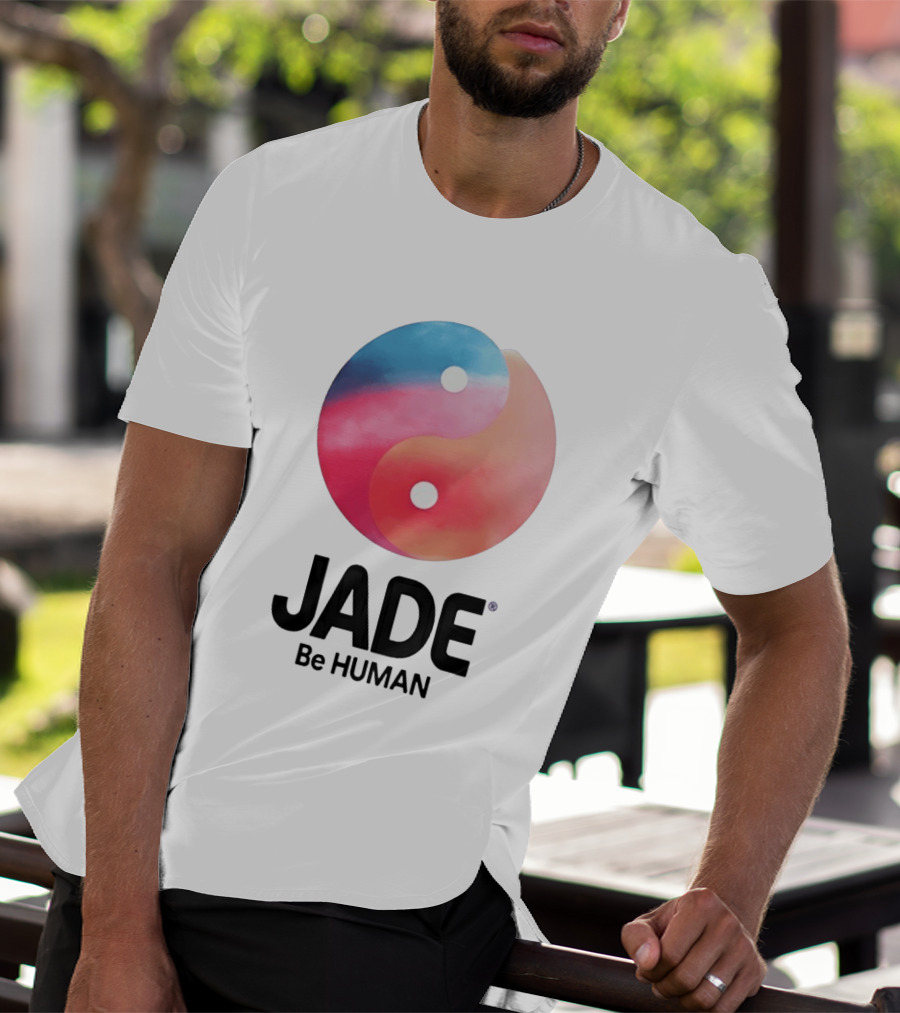 Jade Be Human Yin Yang T-Shirt