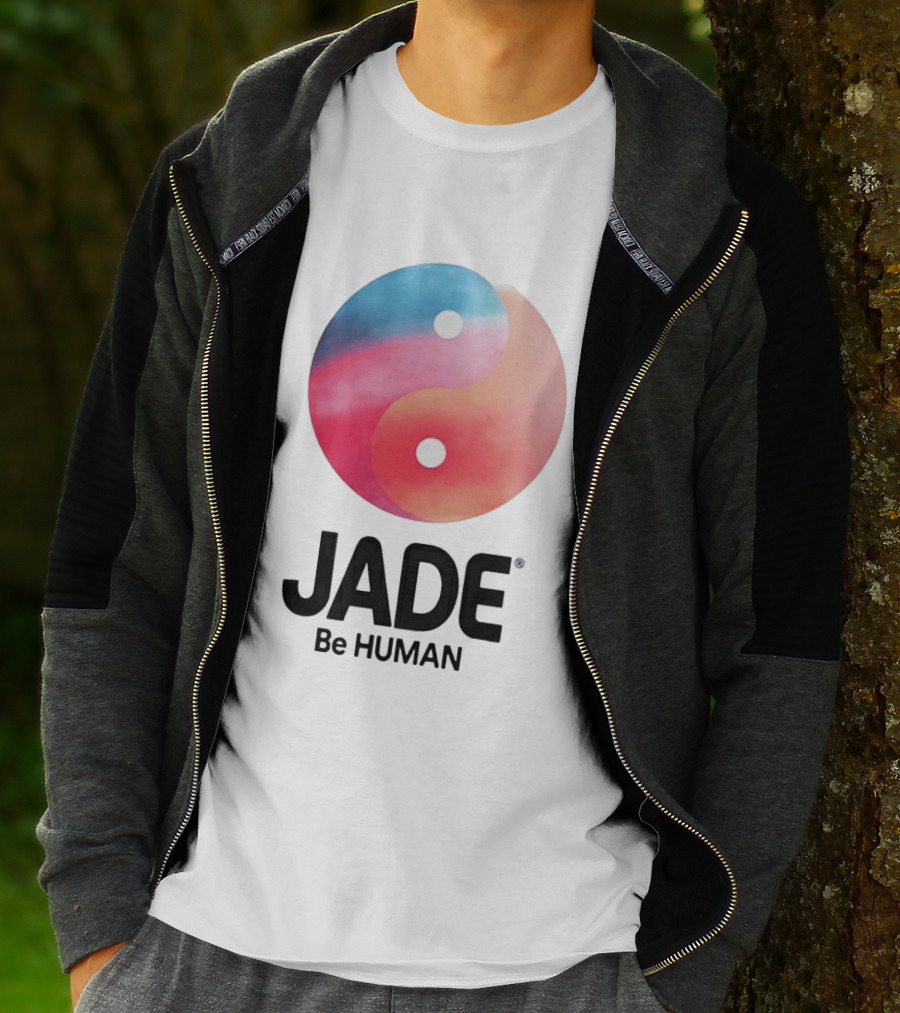 Jade Be Human Yin Yang T-Shirt