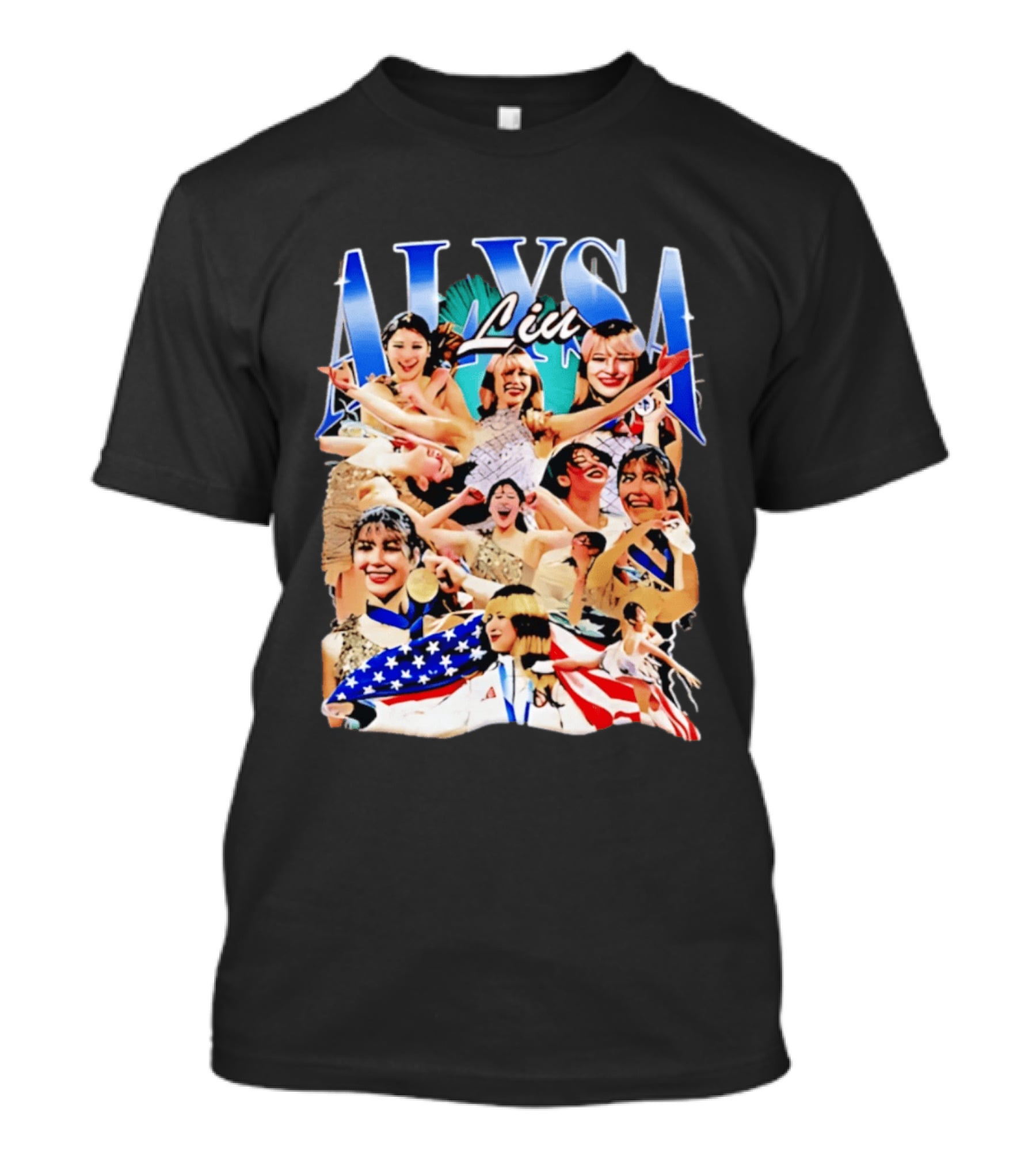 Alysa Liu Celebratory Figure Skating Moments Montage 2026 T-Shirt