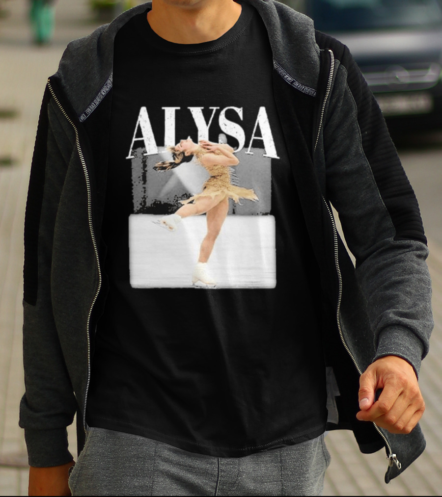 Alysa USA Skating Performance Frozen Moment T-Shirt