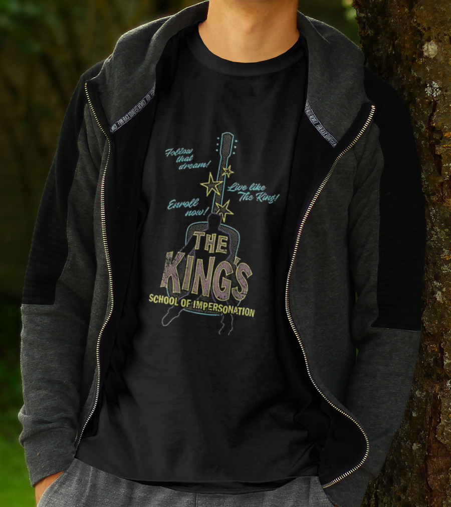 The Kings School Of Impersonation With Guitar And Stars T-Shirt