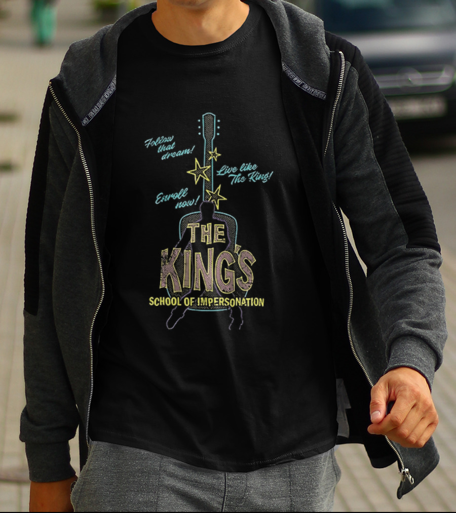 The Kings School Of Impersonation With Guitar And Stars T-Shirt