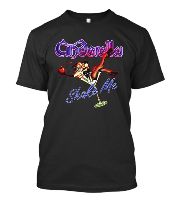 Cinderella Shake Me Martini Glass Art William Zabka Cobra Kai T-Shirt