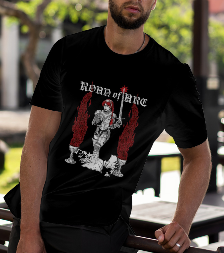 Chappell Roan Joan Of Arc Medieval Warrior With Flaming Chalices T-Shirt