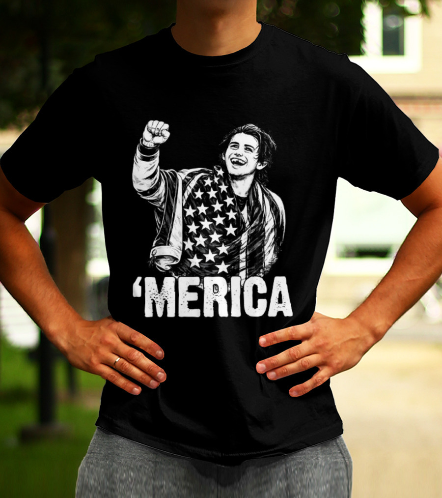 Jack Hughes Merica 2026 Olympic Gold Medal Team USA Hockey T-Shirt