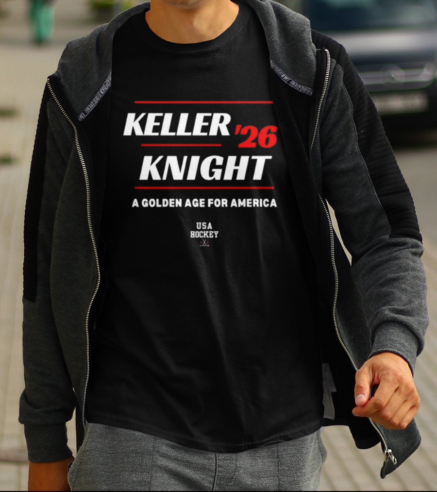 Keller Knight '26 USA Hockey A Golden Age For America T-Shirt