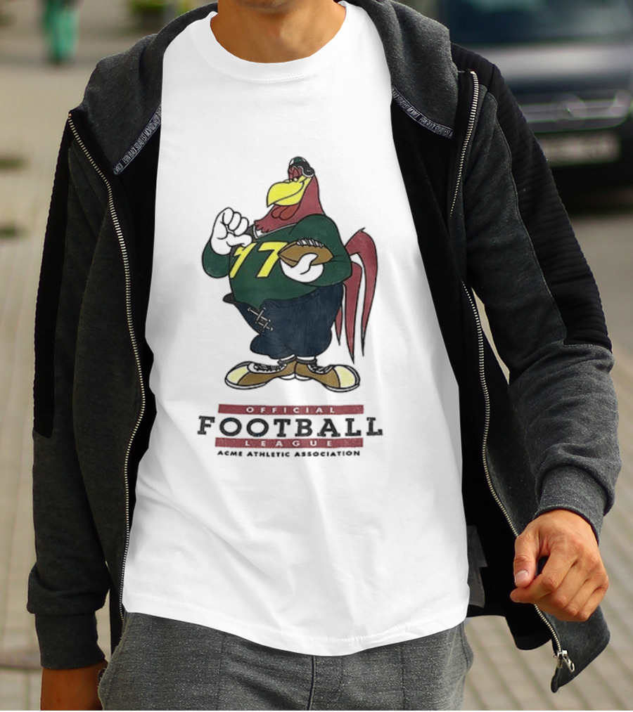 ACME Athletic Association Football League Rooster 77 T-Shirt