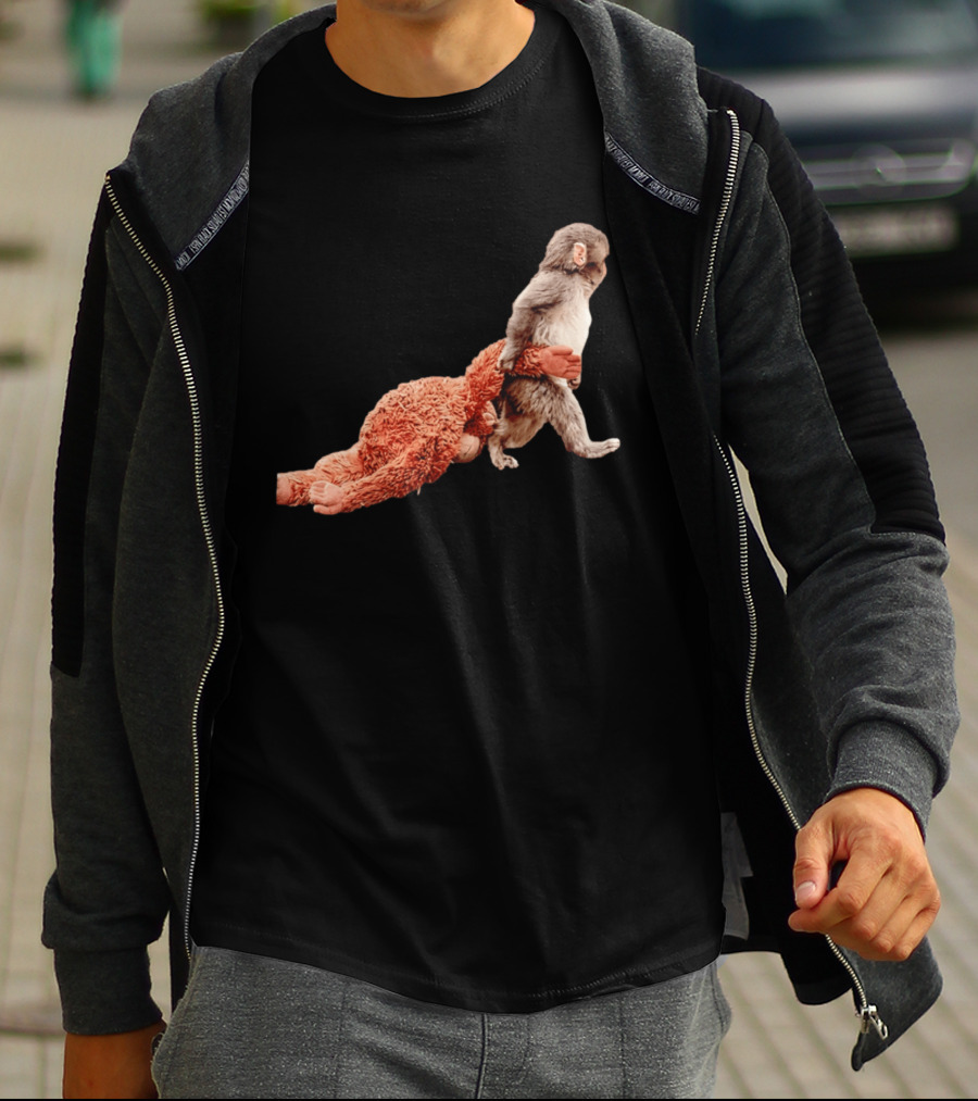 Punch Kun Monkey Meme Baby Toy Duo T-Shirt