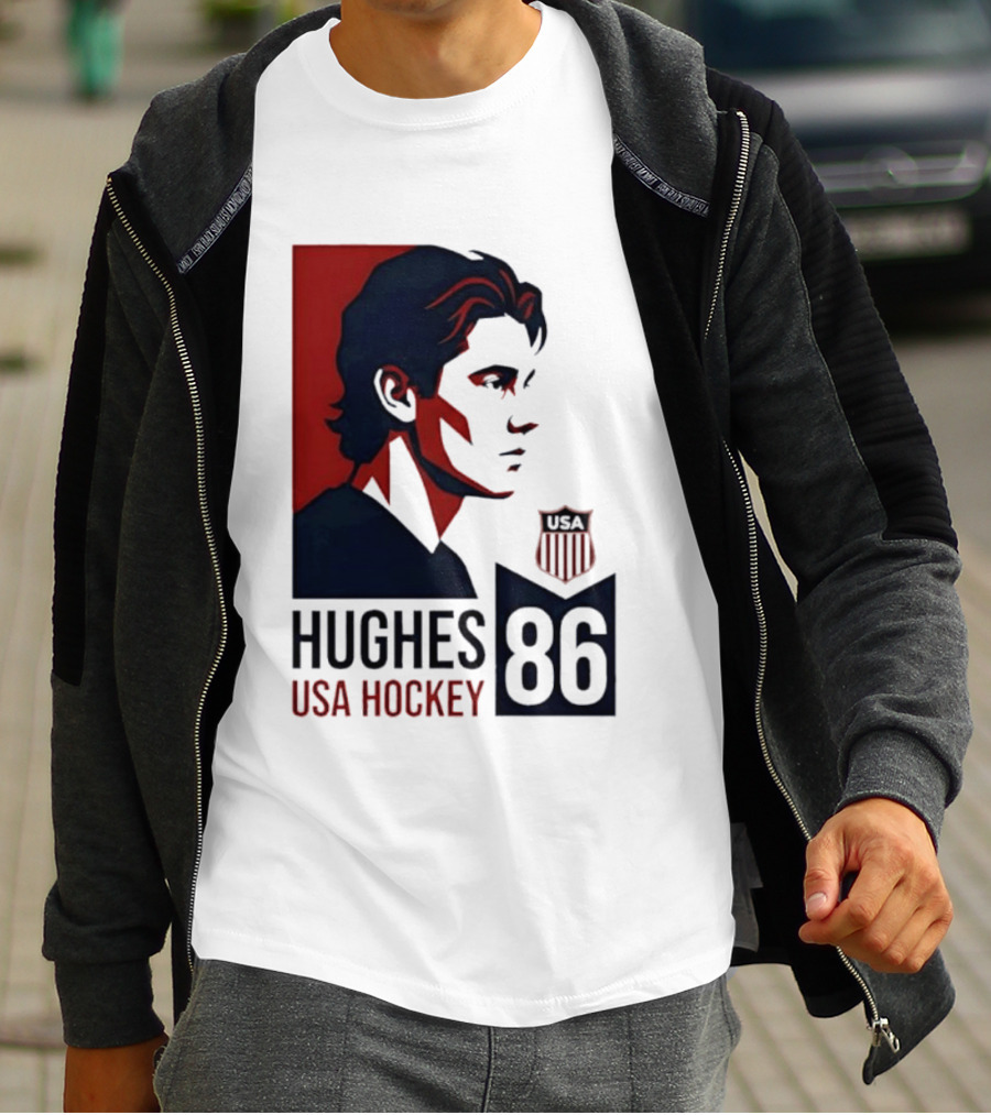 Hughes USA Hockey 86 Winter Olympic Team 2026 T-Shirt