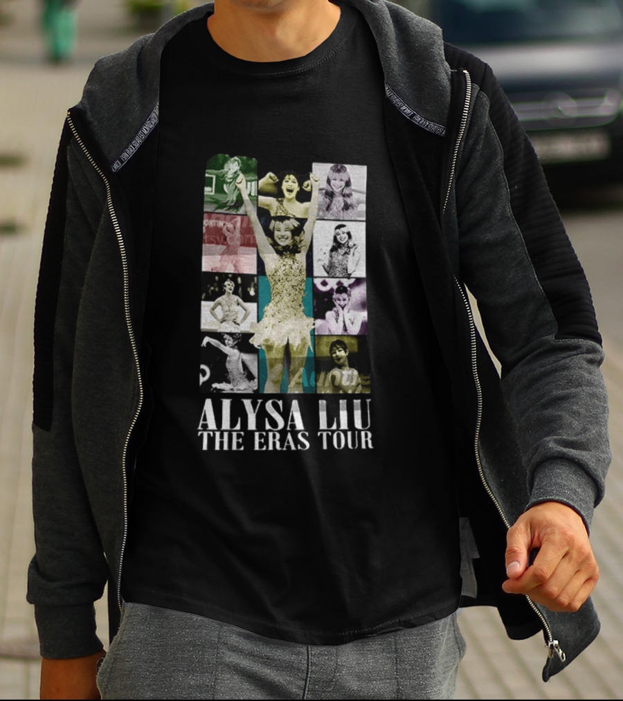 Alysa Liu The Eras Tour Ice Skating Athlete Collage Vintage Winter Olympic T-Shirt