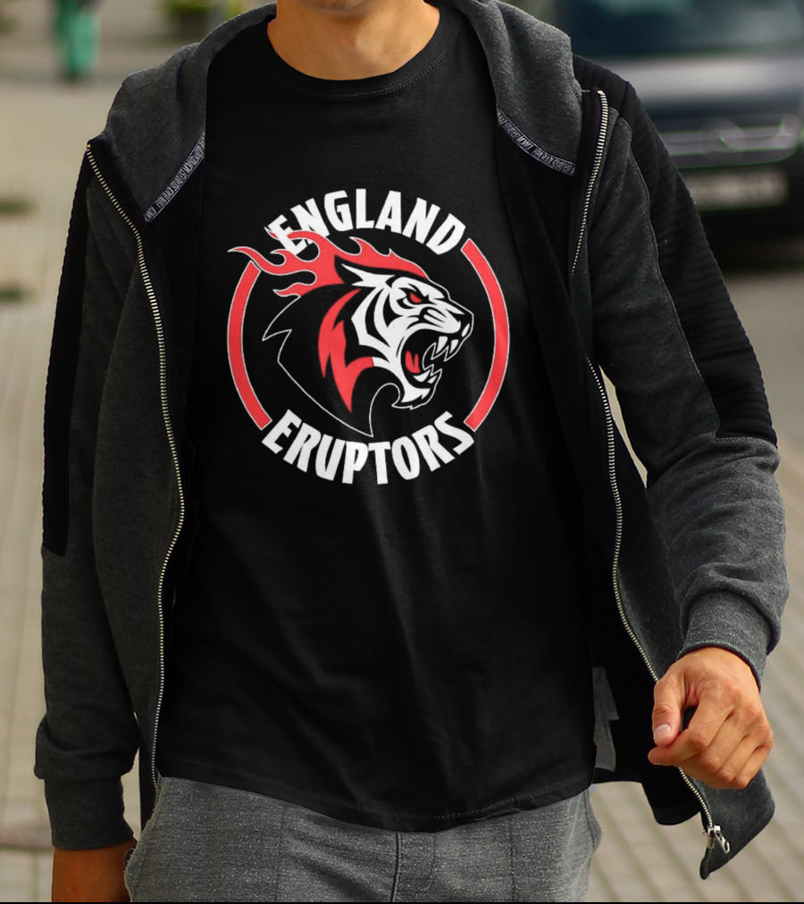 England Eruptors International Arena Football Lion T-Shirt