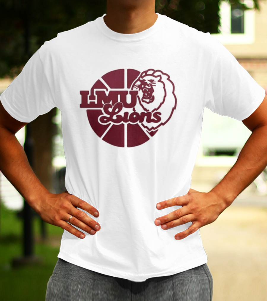 LMU Lions Basketball Throwback Night 2026 T-Shirt
