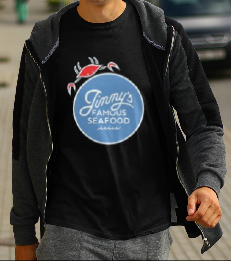 Jimmy's Famous Seafood Go Fuck Yourself Red Crab Circular Motif T-Shirt