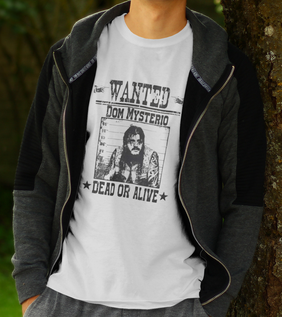 Wanted Dom Mysterio Dead Or Alive T-Shirt