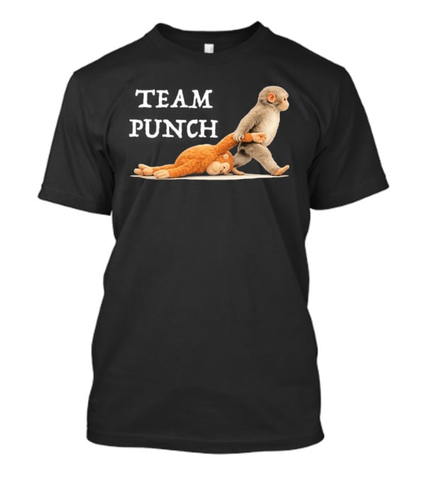 Team Punch Baby Monkey Humor Trend T-Shirt
