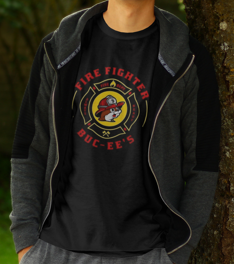 Buc Ee's Fire Fighter Always Ready Texas Fire Department T-Shirt