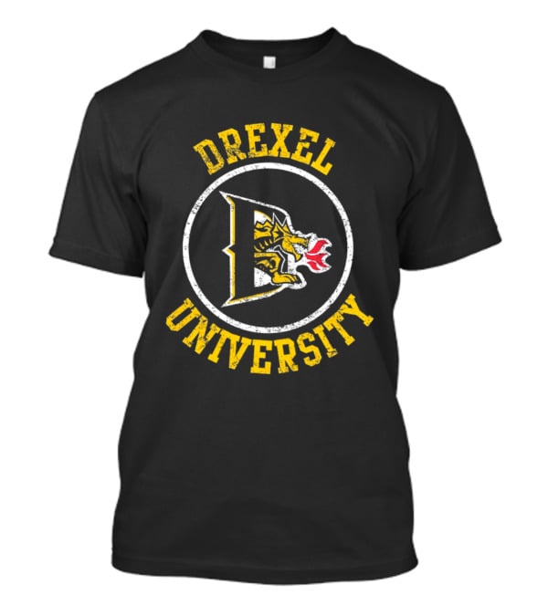 Drexel University Dragons Distressed Emblem Class Of 2026 T-Shirt