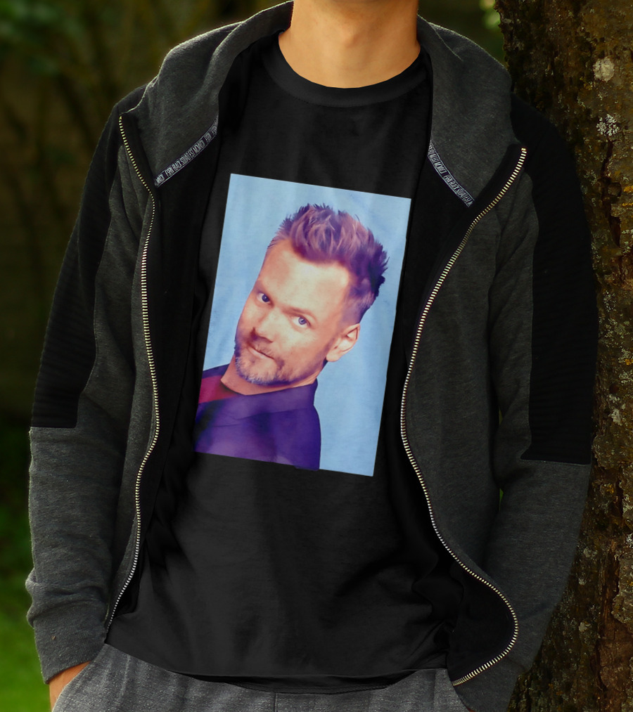 Joel McHale Blue T-Shirt