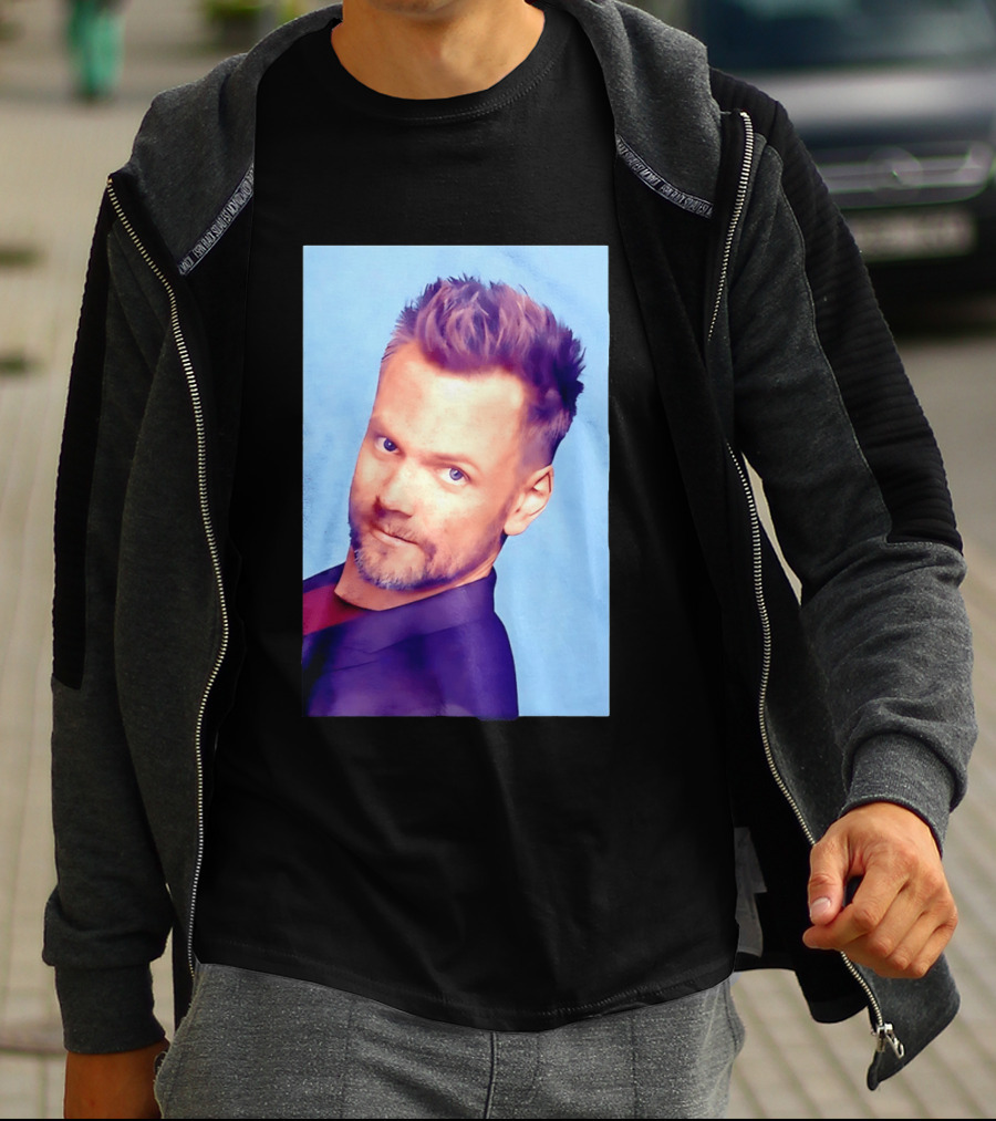 Joel McHale Blue T-Shirt
