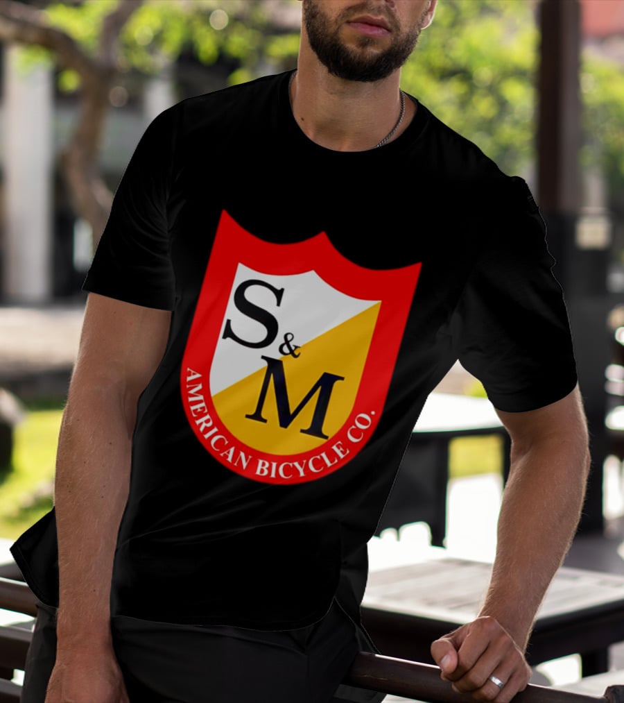 S&M American Bicycle Co Shield T-Shirt