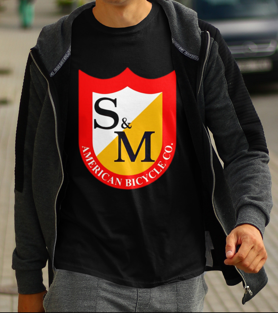 S&M American Bicycle Co Shield T-Shirt