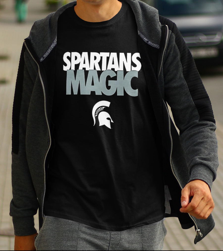 Michigan State Spartans Magic Spartan Head T-Shirt