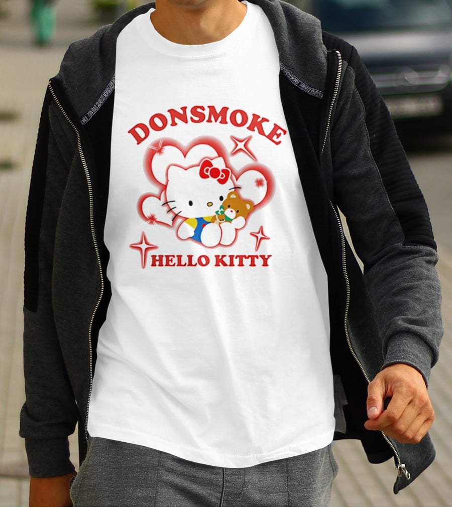 Hello Kitty Sanrio Family Don Smoke T-Shirt