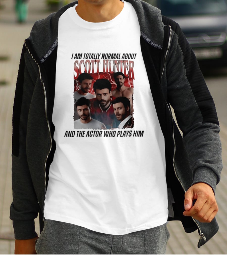 I Am Totally Normal About Scott Hunter And The Actor Who Plays Him Heated Rivalry T-Shirt