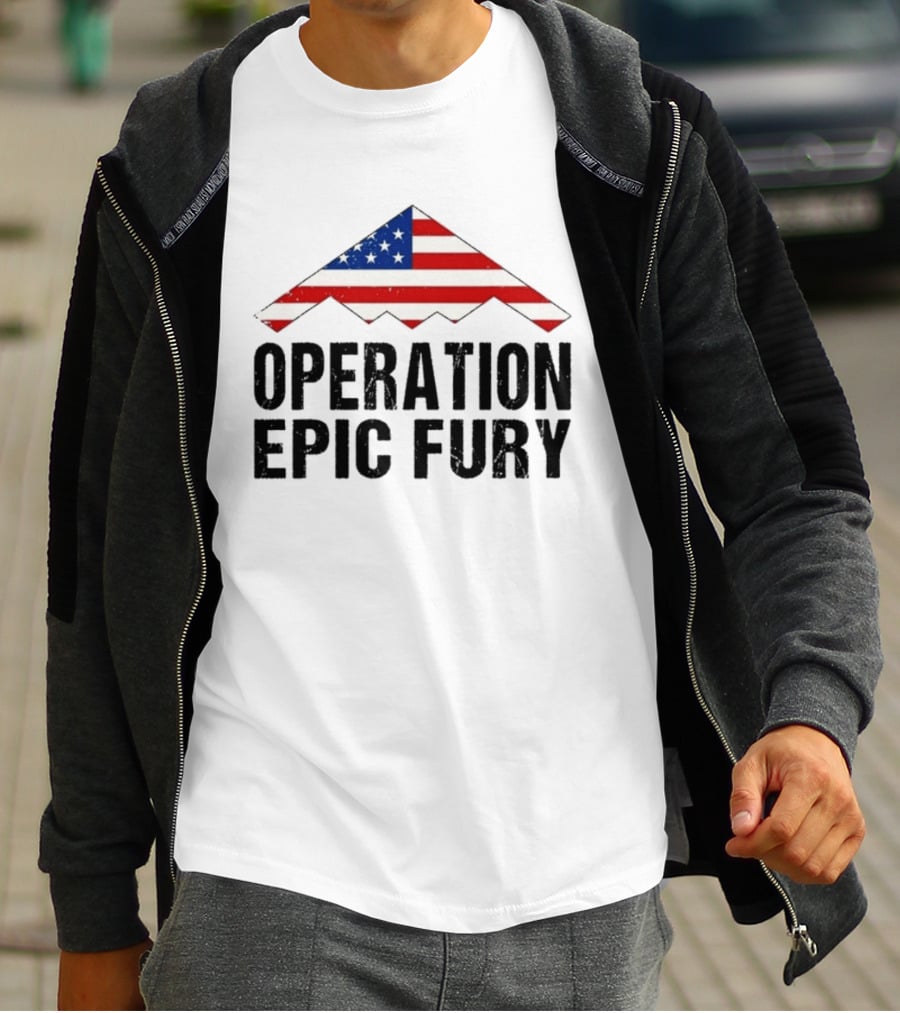 Operation Epic Fury American Flag Patriotic T-Shirt