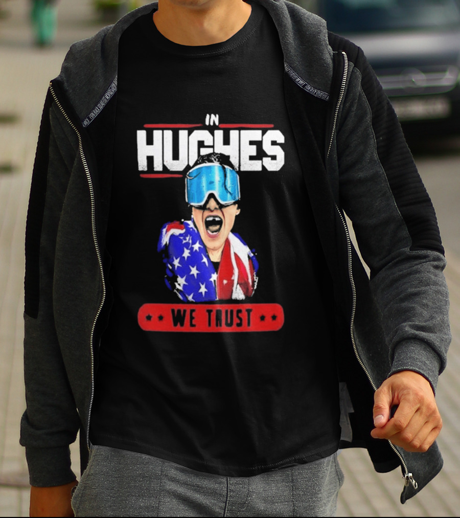 In Hughes We Trust Patriotic Goggles ákafan T-Shirt