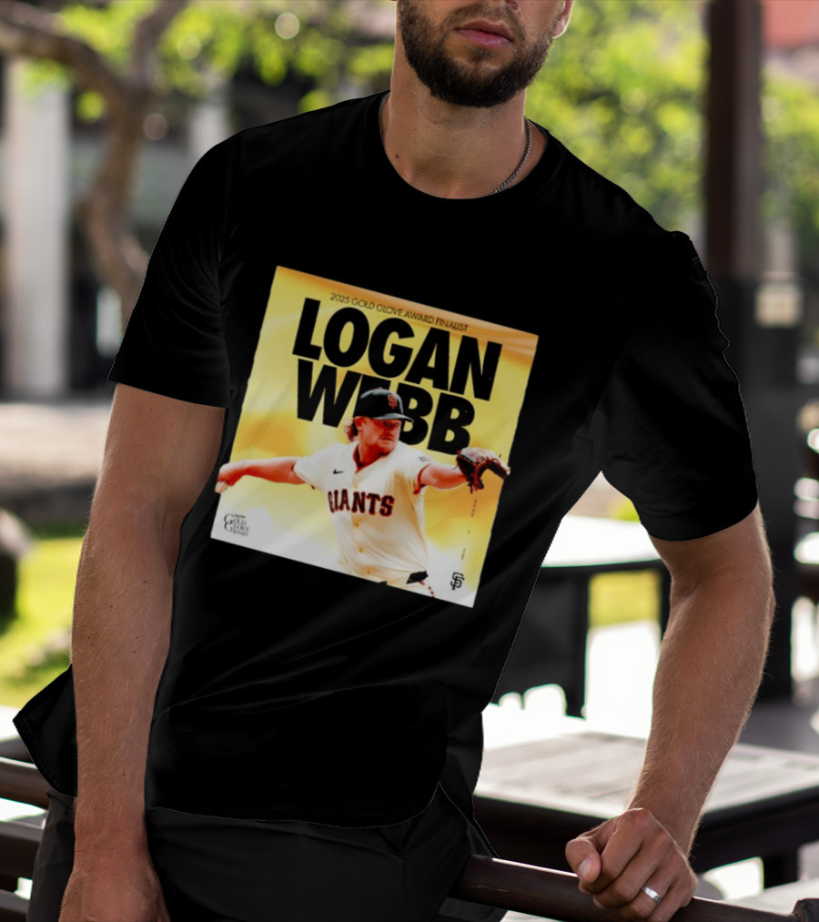 2025 Gold Glove Award Finalist Logan Webb Giants T-Shirt