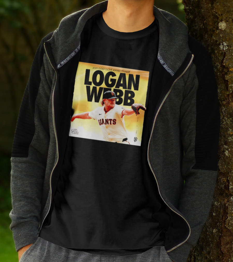 2025 Gold Glove Award Finalist Logan Webb Giants T-Shirt