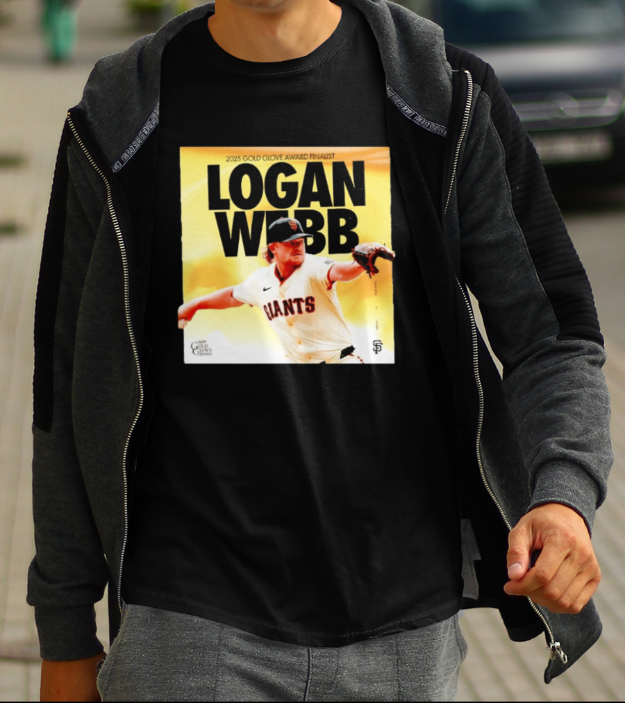 2025 Gold Glove Award Finalist Logan Webb Giants T-Shirt
