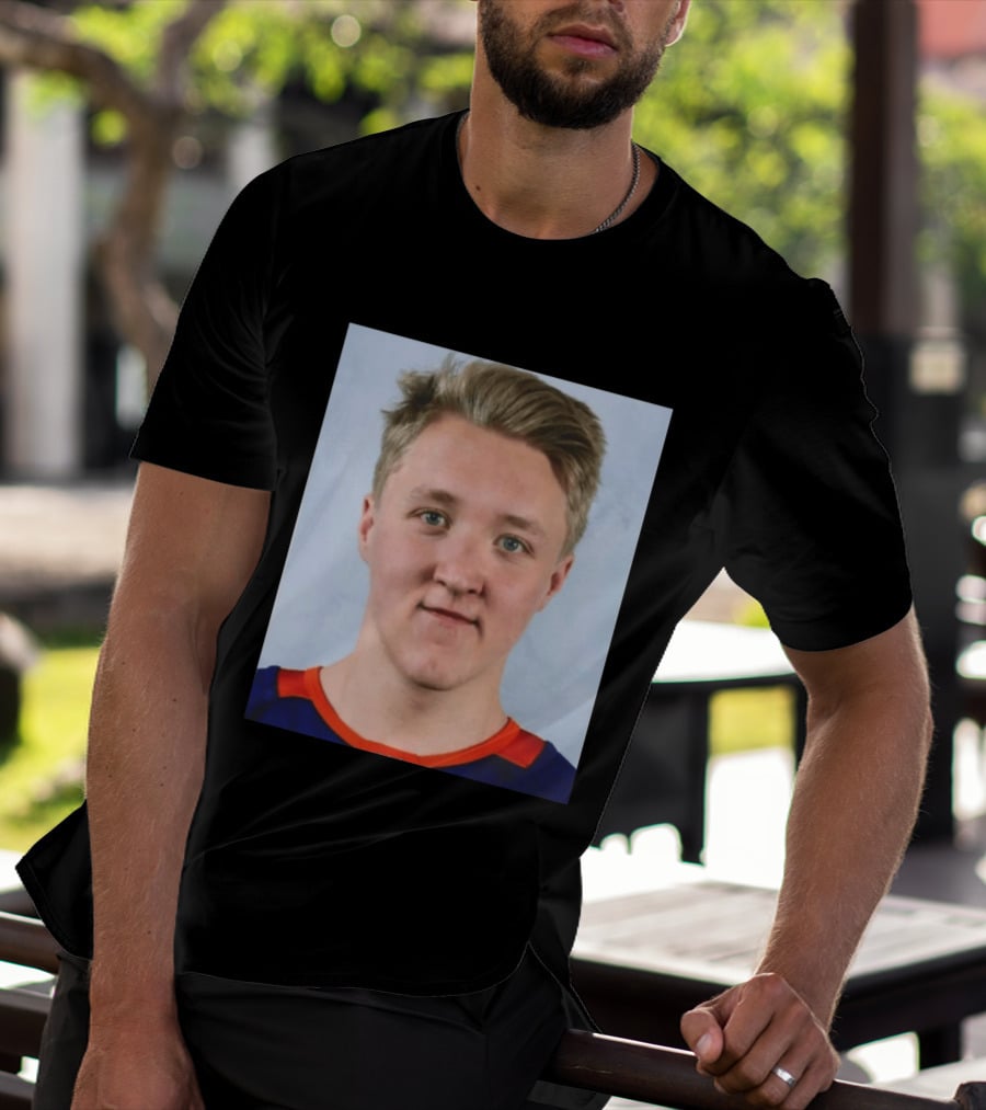 Simon Holmstrom New York Islanders Profile Player T-Shirt