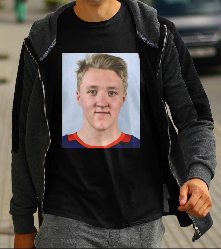 Simon Holmstrom New York Islanders Profile Player T-Shirt