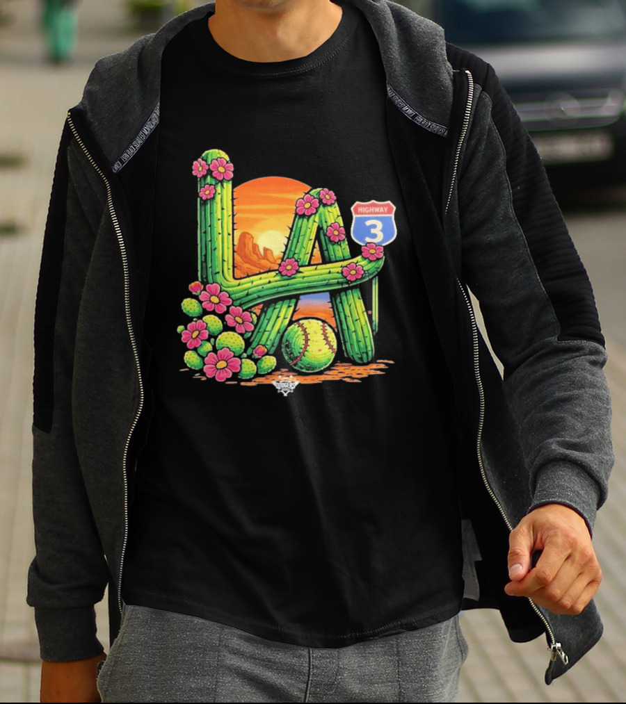 LA Dodgers Road To 3 Stars T-Shirt