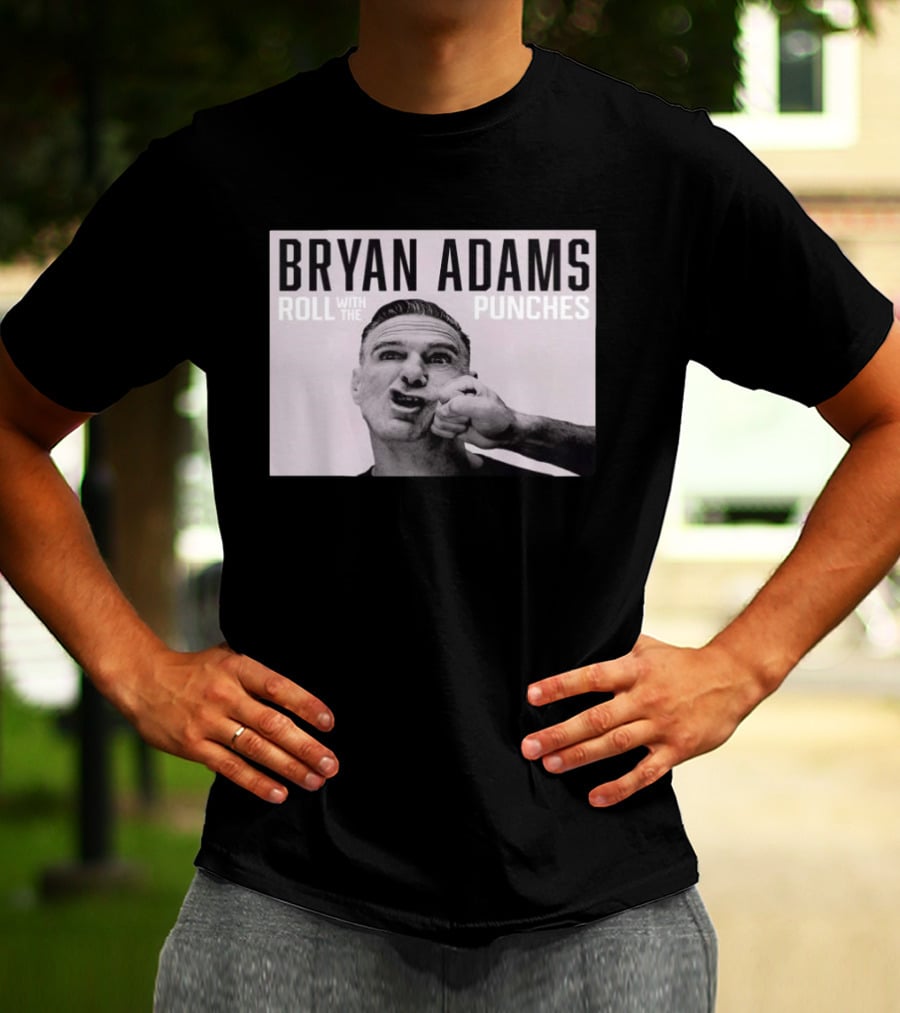 Bryan Adams Roll With The Punches Tour 2026 Dates T-Shirt