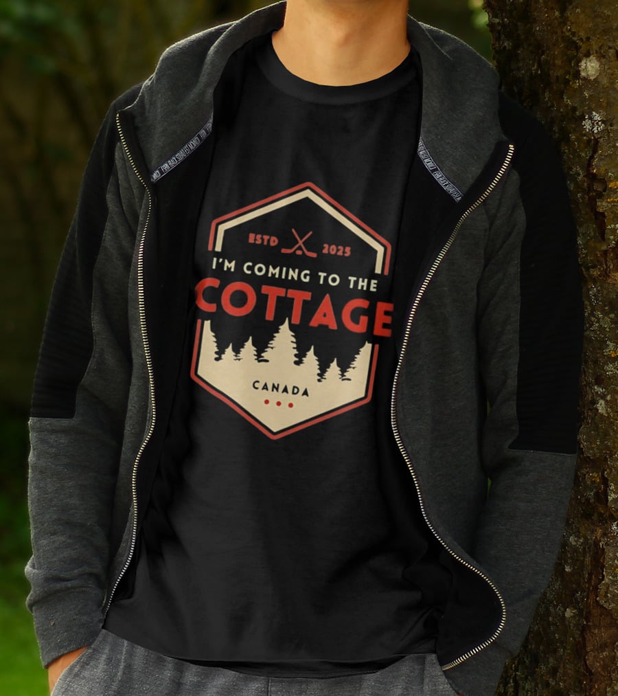 I'm Coming To The Cottage ESTD 2025 Canada Hockey T-Shirt