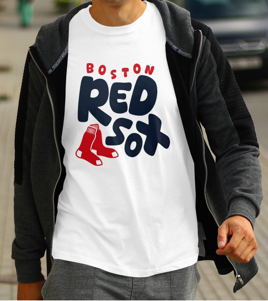 Boston Red Sox Bubble Crew Neck Baseball T-Shirt