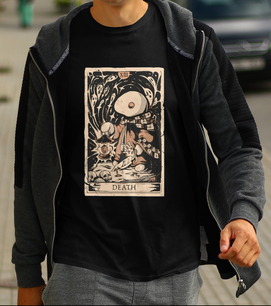 Tonberry King Final Fantasy Death Reaper Tarot Card XIII T-Shirt